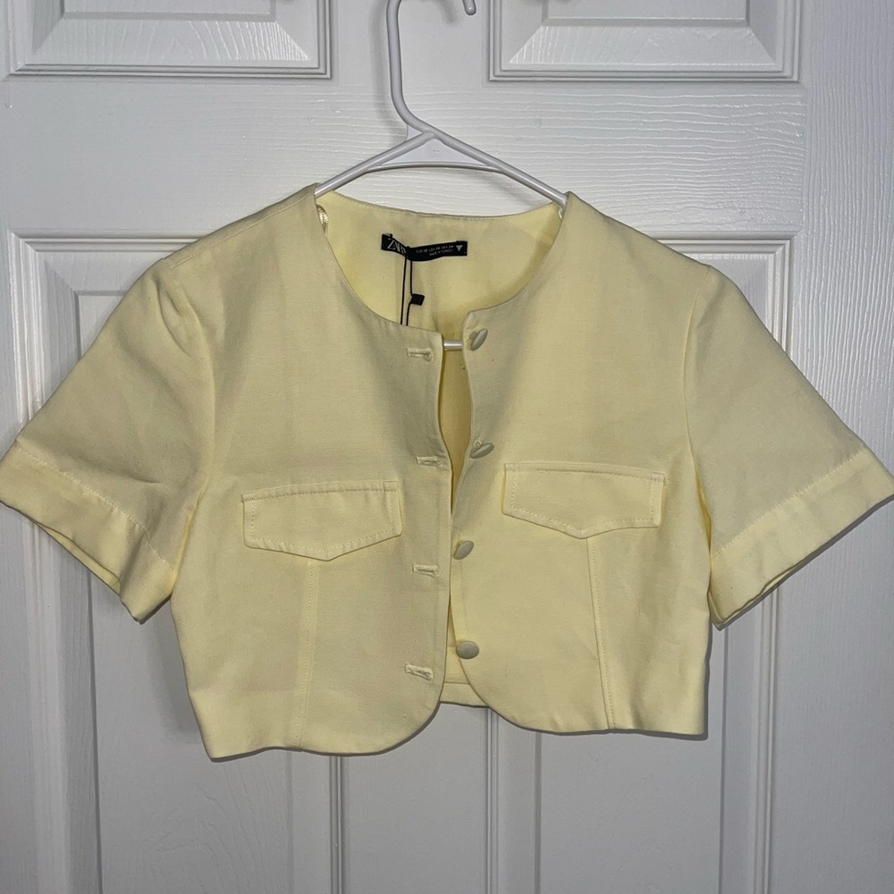 Zara Yellow Two Piece Set